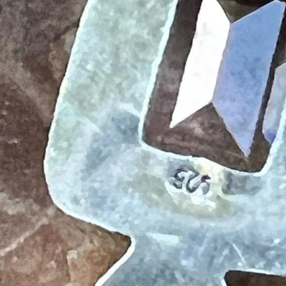 White topaz earrings - Picture 6 of 6